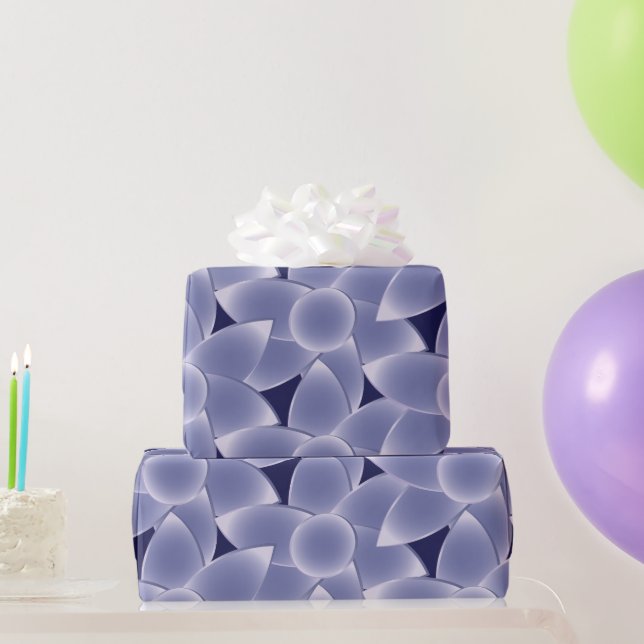 Papel De Regalo Flores moradas (Regalos de fiesta)