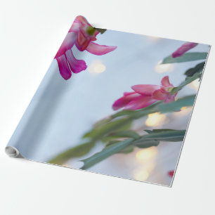 Papel De Regalo Flores navidades