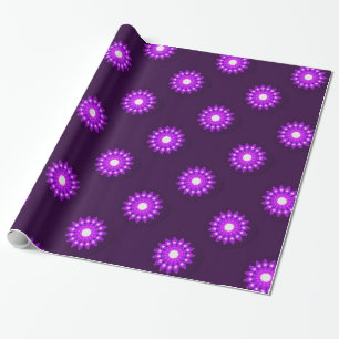 PAPEL DE REGALO FLORES PURPLE DE FANCY