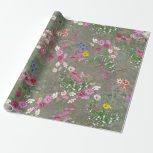 Papel De Regalo Flores silvestres de Cosmos