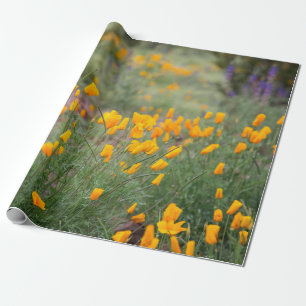 Papel De Regalo flores silvestres hermosas y aromáticas que crecen