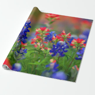 Papel De Regalo Flores silvestres Pastel