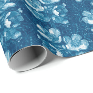 Papel De Regalo Flores vintage de la flor del jazmín patrón floral