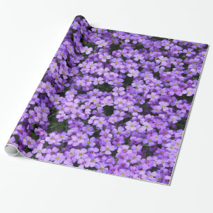 Papel De Regalo Flores violetas