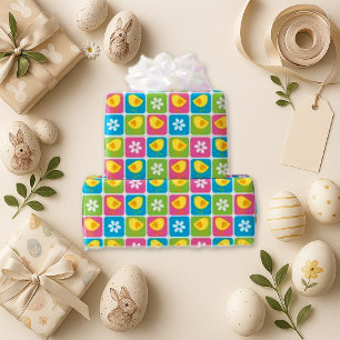 Papel De Regalo Flores y chicles para bebés