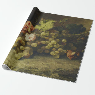 Papel De Regalo Flores y uvas antiguas Margaretha Roosenboom