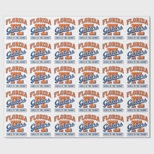 Papel De Regalo Florida Gators Reyes del Pantano Vintage Universid