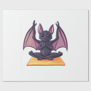 Papel De Regalo Flujo de Yoga de Murciélago