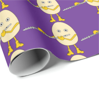 Papel De Regalo Flute Jugando Egghead