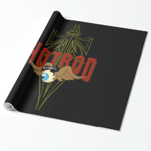 Papel De Regalo Flying Eyeball Hot Rod