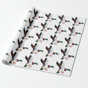 Papel De Regalo Flying Mallard