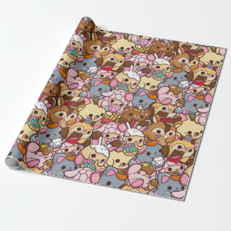 Papel de regalo fofo de Smooshy