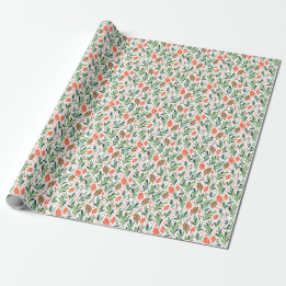 Papel De Regalo Foliage Holiday Wrap