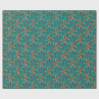 Papel De Regalo Folk Rabbits