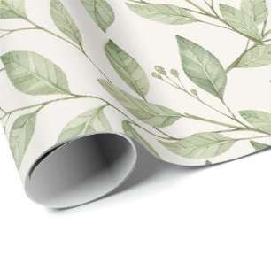 Papel De Regalo follaje verde bonito