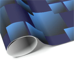 Papel De Regalo Fondo abstracto de degradado negro azul