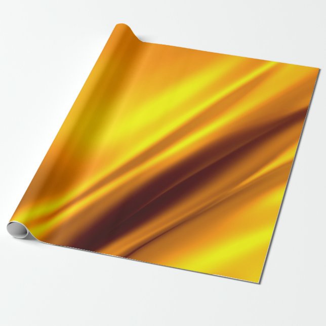 Papel De Regalo Fondo abstracto de oro ondulante (Desenrollado)