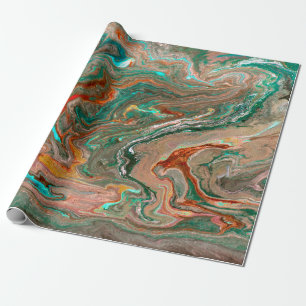 Papel De Regalo Fondo acrílico abstracto de mármol. Marbling artwo