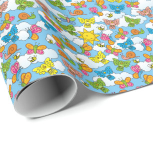 Papel De Regalo Fondo de animales para bebés