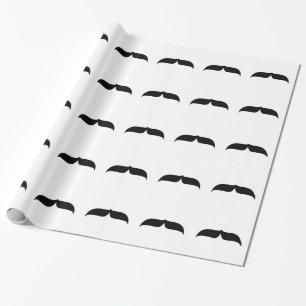 Papel De Regalo Fondo de bigote negro