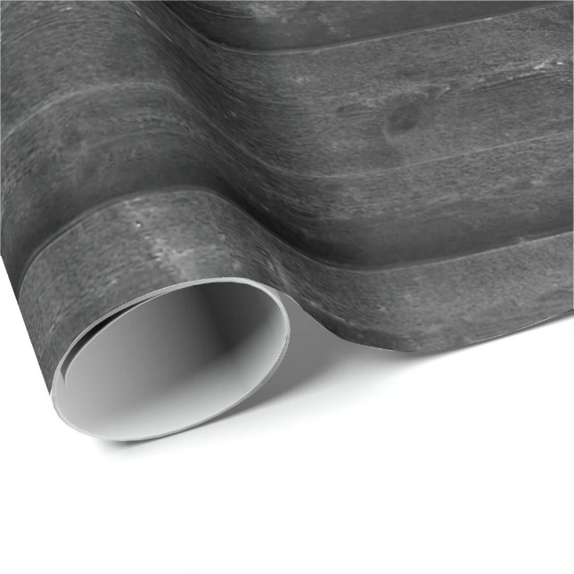 Papel De Regalo Fondo de madera negra (Esquina del rollo)