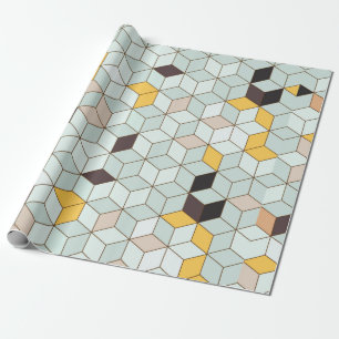 Papel De Regalo Fondo de mosaico de época diseñado a partir de geo