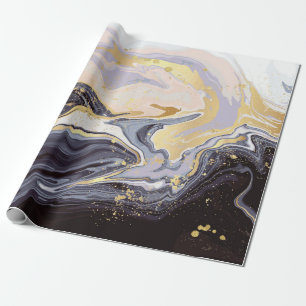 Papel De Regalo fondo de pantalla de lujo. Mármol rosa y negro y o