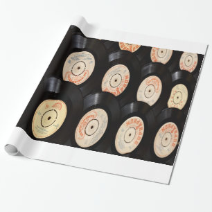 Papel De Regalo Fondo de registros de vinilo