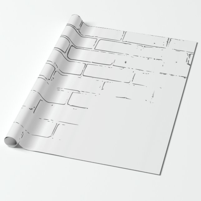 Papel De Regalo Fondo de textura de pared de ladrillos (Desenrollado)