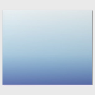 Papel De Regalo Fondo degradado azul minimalista