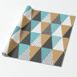 Papel De Regalo Fondo geométrico. Ilustración vintage abstracta