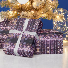 Papel De Regalo Fondo mágico rosa nombre Personalizado