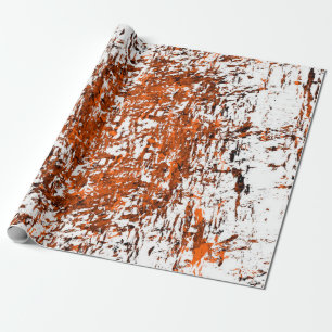 Papel De Regalo Fondo moreno oscuro. Naranja blanco negro o