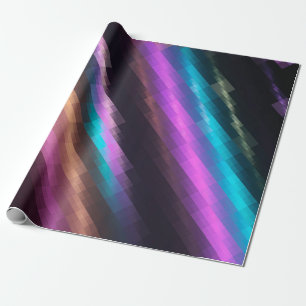 Papel De Regalo Fondo multicolor de mosaico abstracto brillante co