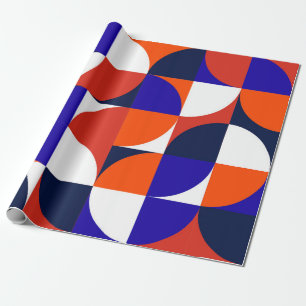 Papel De Regalo Fondo mural geométrico. Moderno y vibrante com