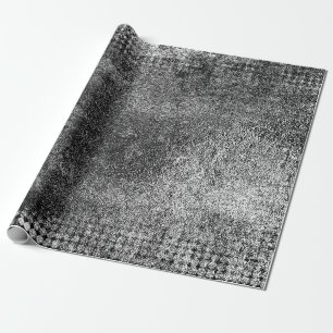 Papel De Regalo Fondo negro y blanco abstracto, envejecido