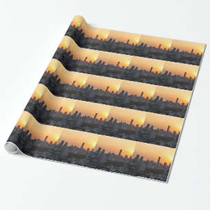 Papel De Regalo Fondo panorámico del cielo de Bangkok