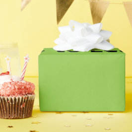 Papel De Regalo Fondo plano de color verde lima - Textura escolar