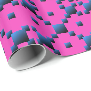 Papel De Regalo Fondo rosa de degradado negro azul