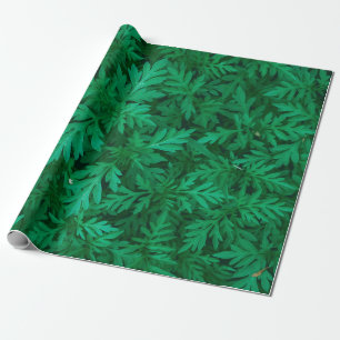Papel De Regalo Fondo verde natural de hojas verdes abstractas