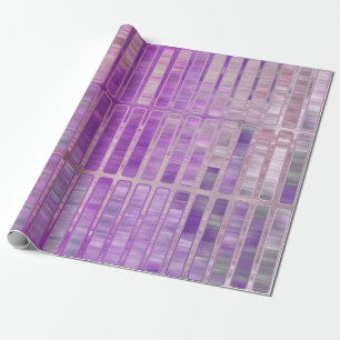 Papel De Regalo Fondo violeta de mosaico abstracto brillante con g