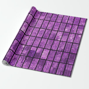 Papel De Regalo Fondo violeta de mosaico abstracto brillante con g