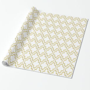 Papel De Regalo Fondo XL Falso Dorado Marroquí #7 Casero