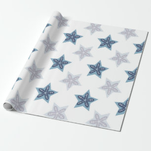 Papel De Regalo fondos con texturas de patrón de copo de nieve cur