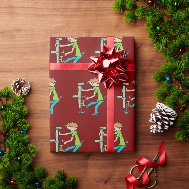 Papel De Regalo Fontanería (Regalo de vacaciones)