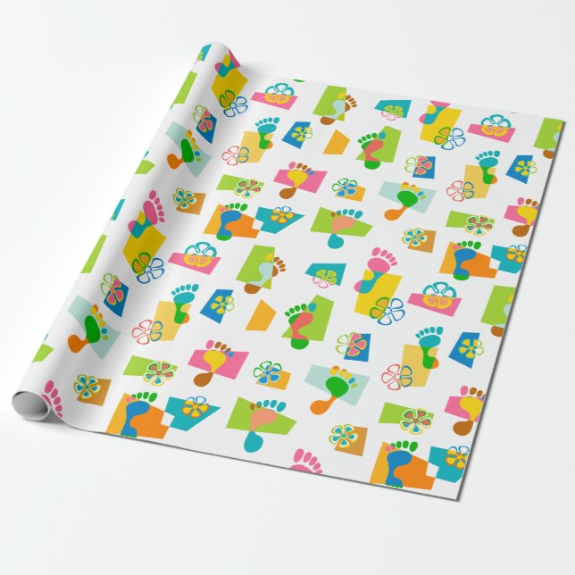 Papel De Regalo Footin torpe (Desenrollado)