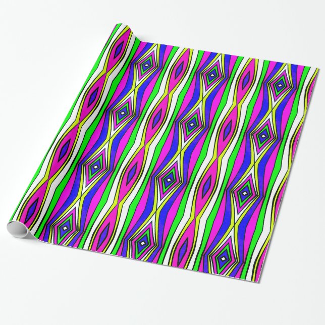 Papel De Regalo Formas (Desenrollado)
