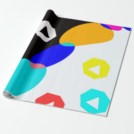 Papel De Regalo Formas coloreadas