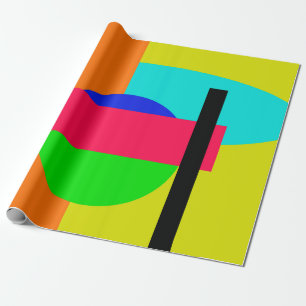 Papel De Regalo Formas coloreadas