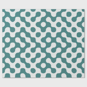 Papel De Regalo Formas geométricas abstractas orgánicas de mediado